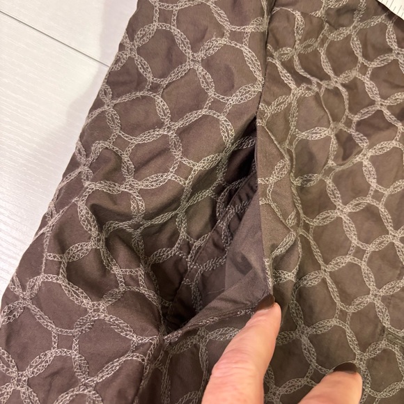 J. Jill Brown Quilted Utility Jacket Size Large - Picture 6 of 9